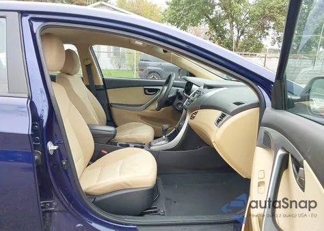 2013 Hyundai Elantra Gls from USA, damaged, VIN 5NPDH4AE5DH274704